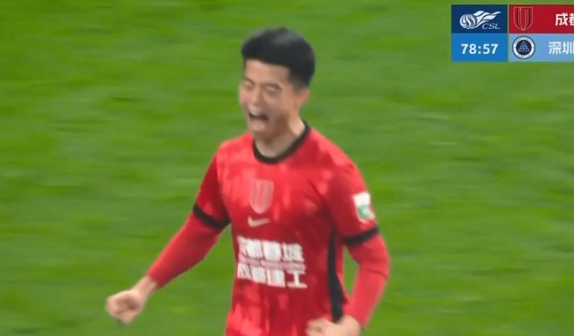 廖荣祥：第一次在成都主场进球很开心，这也是回馈球迷的支持